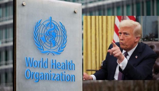 'ट्रम्प ने विश्व स्वास्थ्य संगठन से अमेरिका को अलग करने के कार्यकारी आदेश पर हस्ताक्षर किए |'